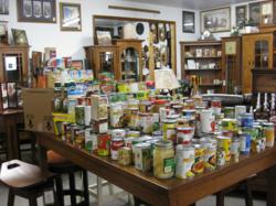 Weaver Furniture Sales Food Drive Collections